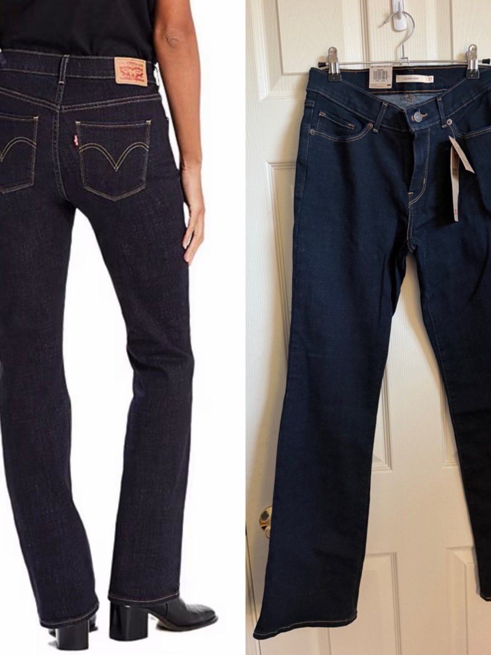 NWT Levi's Women's Dark Blue Bootcut Jeans